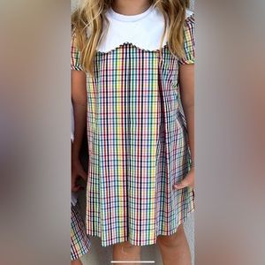 Beaufort Bonnet Company Primary color plaid dress